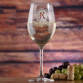 Engraved Stolzle Crystal, White Wine Glass, Personalized
