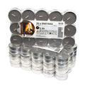 ENSTAKA Scented tealight, Bonfire/grey, 3.5hr, 30pcs