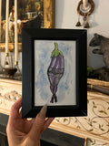Erotic Eggplant - Burlesque Fruits Giclee