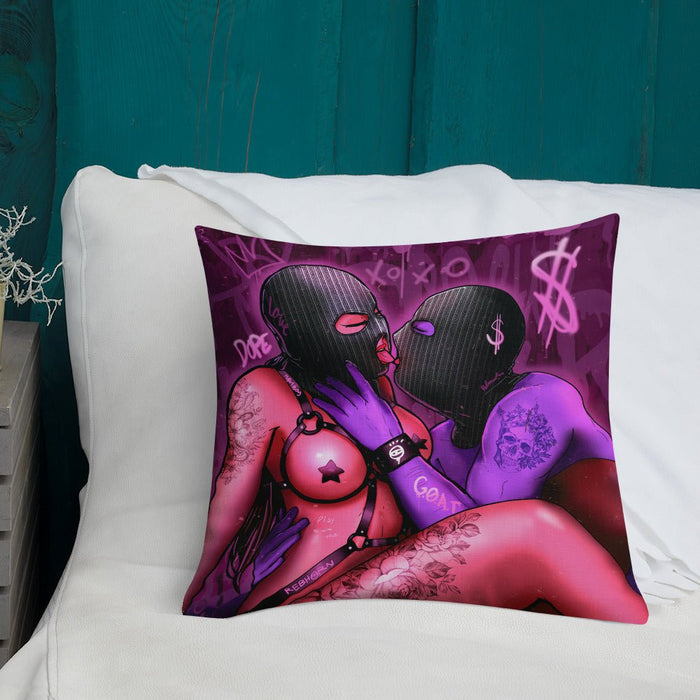 EROTICA - BLINDED BY LOVE PREMIUM PILLOW - REBHORN DESIGN