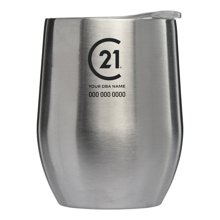 Escape Double Wall Wine Cup 11oz - Personalized