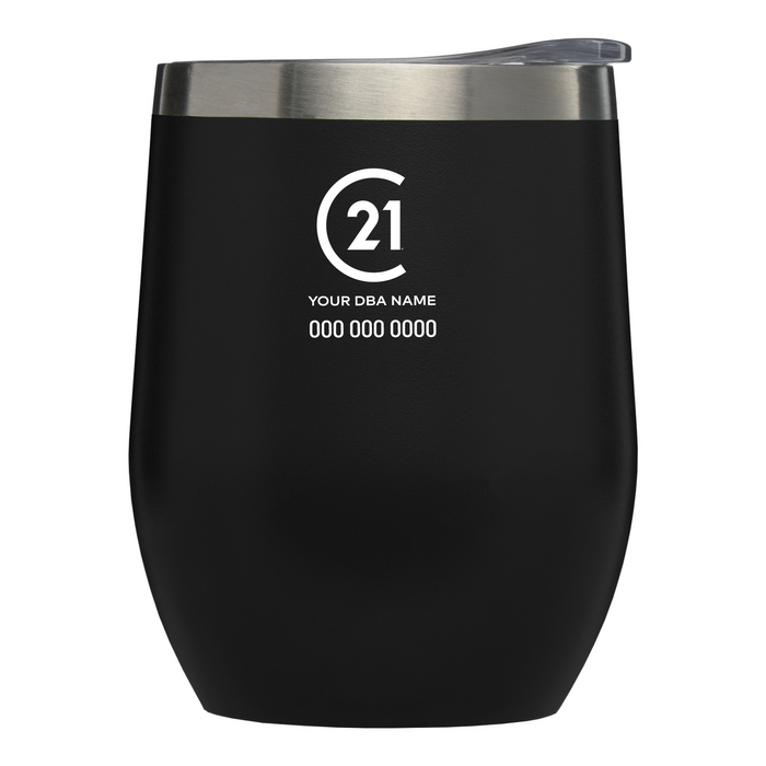 Escape Double Wall Wine Cup 11oz - Personalized