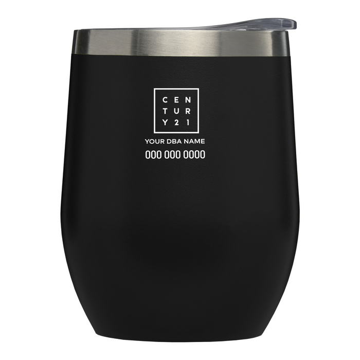 Escape Double Wall Wine Cup 11oz - Personalized