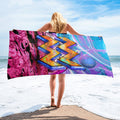 F YOUR SIGN - AQUARIUS BEACH TOWEL - REBHORN DESIGN