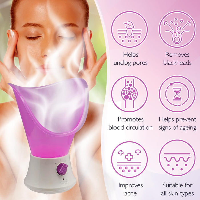 Facial Steamer & Nasal Inhaler with Aromatherapy Pod - Buy Now