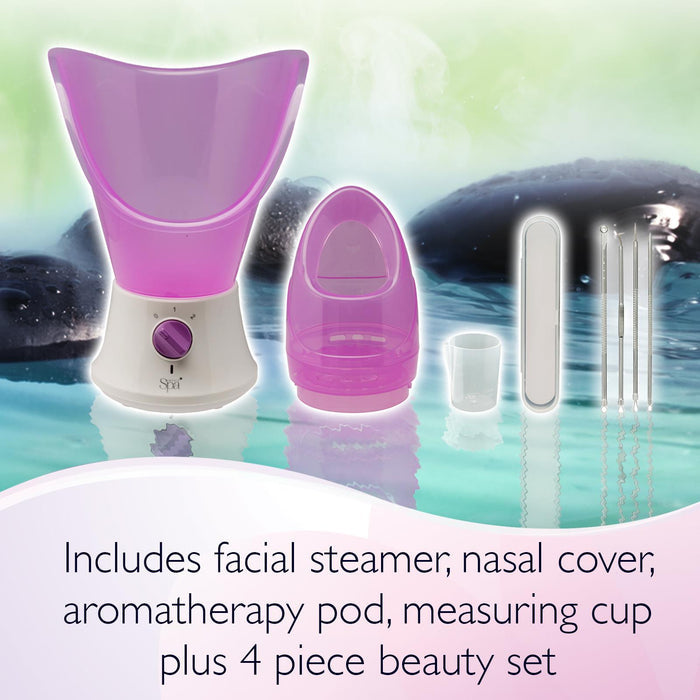 Facial Steamer & Nasal Inhaler with Aromatherapy Pod - Buy Now