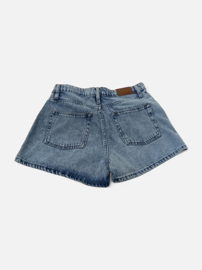 Falda Roxy Mujer Mini Skirt Short Celeste