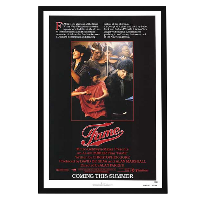 "Fame" (1980) Framed Movie Poster