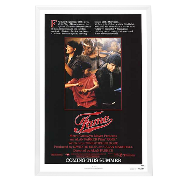 "Fame" (1980) Framed Movie Poster