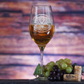 Family Tree Custom Crystal Wine Glass Gift