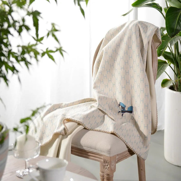 Fiorello Blanket Blue Horse