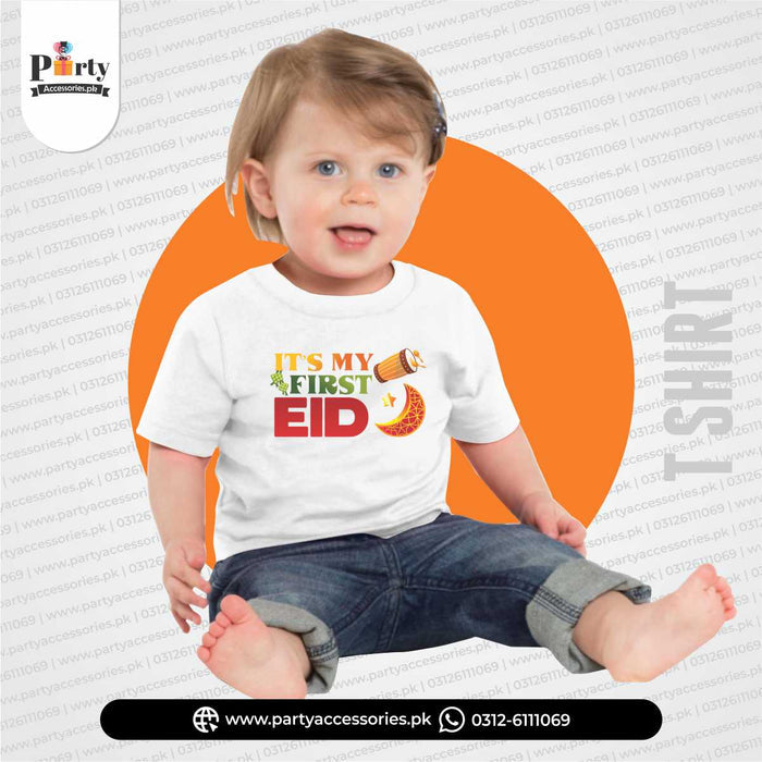 first eid t shirt for baby girl