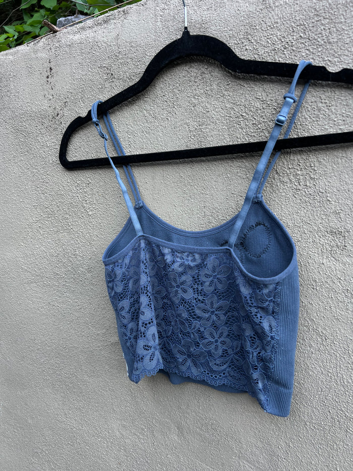 Florida Forever - Navy Bralette
