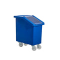 Food Grade Mobile Ingredient Bin with Dispenser Flap - 65L