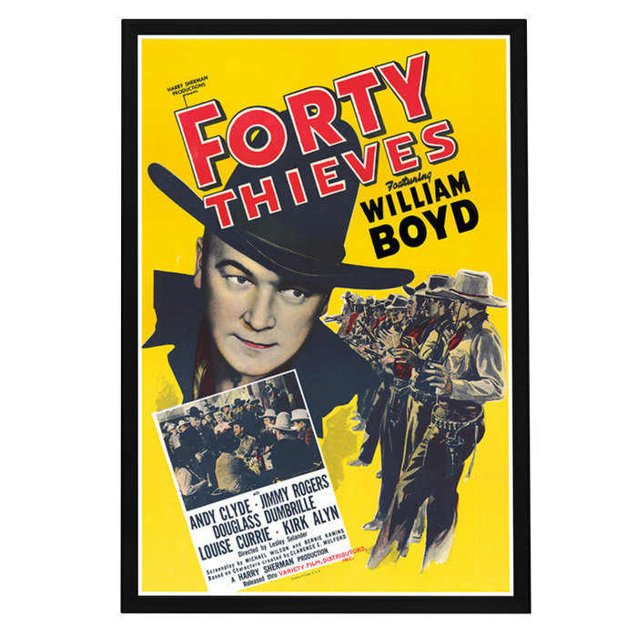 "Forty Thieves" (1944) Framed Movie Poster