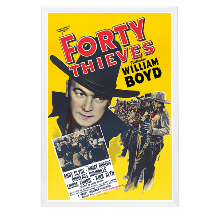 "Forty Thieves" (1944) Framed Movie Poster