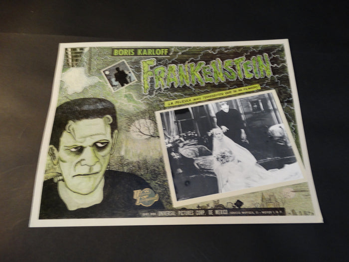 Frankenstein 1931 lobby card 1971 re-release