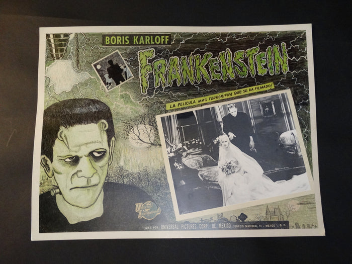 Frankenstein 1931 lobby card 1971 re-release