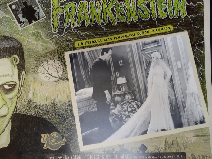Frankenstein 1931 lobby card 1971 re-release