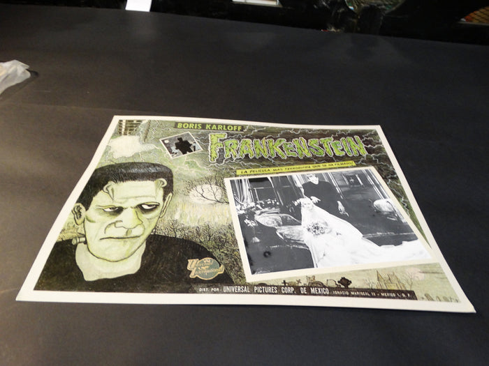 Frankenstein 1931 lobby card 1971 re-release