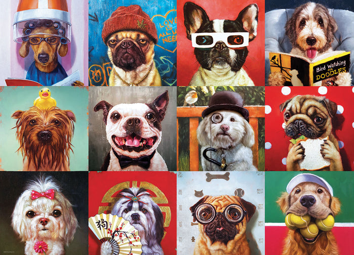 Funny Dogs 1000 Piece Puzzle - Quick Ship - Puzzlicious.com