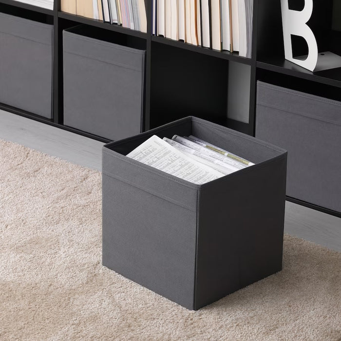 FYSSE Box, Dark grey, 30x30x30cm