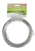 Tildenet galvanised steel garden wire 2mm x 30m coil for tying plants, fencing and general garden use