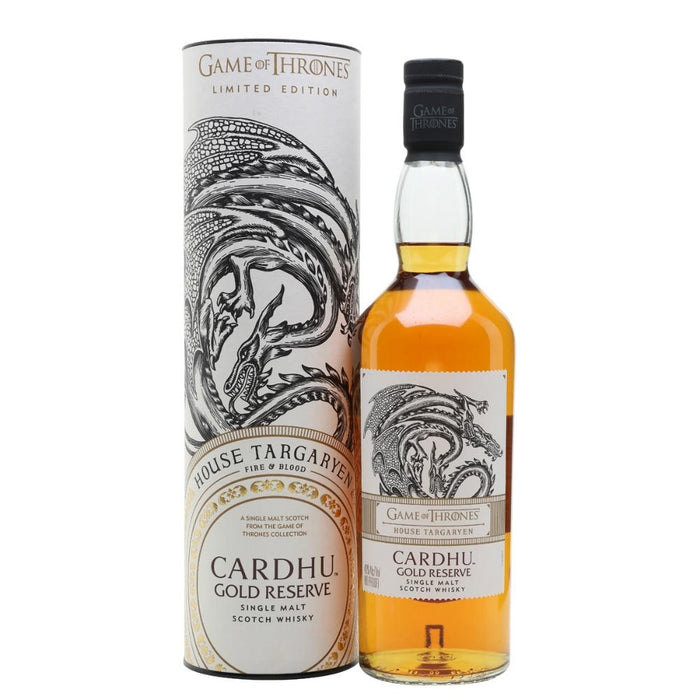 Game of Thrones "House Targaryen" Cardhu Gold Reserve Single Malt Scotch Whisky | Free Shipping on orders $400+