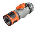 Plastic solenoid control valve for garden irrigation, suitable for sprinkler and drip watering systems