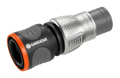 Premium kink-free garden hose with brass connectors and threaded nozzle fitting