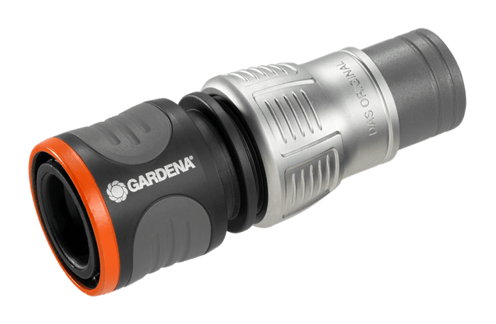 Premium kink-free garden hose with brass connectors and threaded nozzle fitting