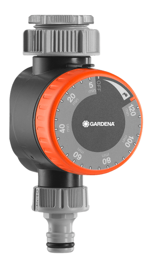 programmable digital garden tap watering timer with LCD display and dial for automatic irrigation