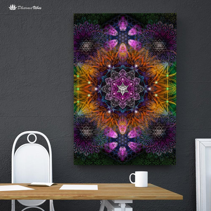 Geometric Color by YantrArt 1-Piece Canvas