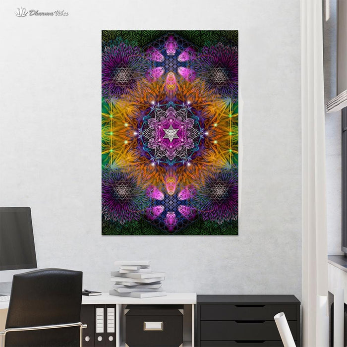Geometric Color by YantrArt 1-Piece Canvas