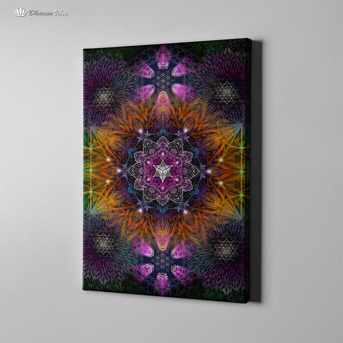 Geometric Color by YantrArt 1-Piece Canvas