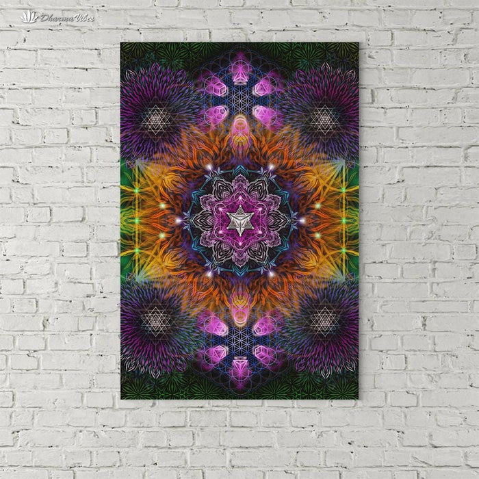 Geometric Color by YantrArt 1-Piece Canvas