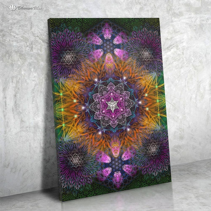 Geometric Color by YantrArt 1-Piece Canvas
