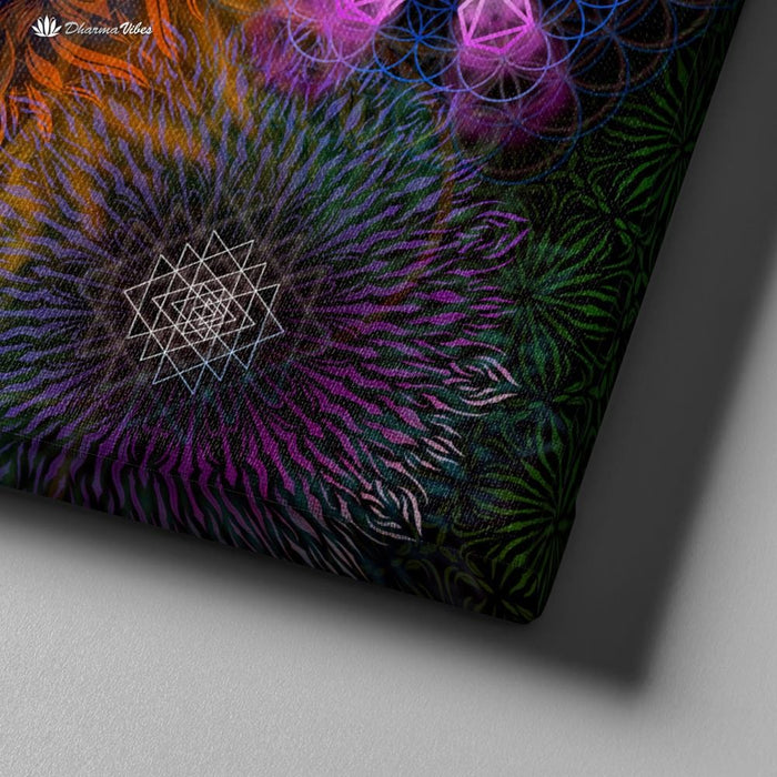 Geometric Color by YantrArt 1-Piece Canvas