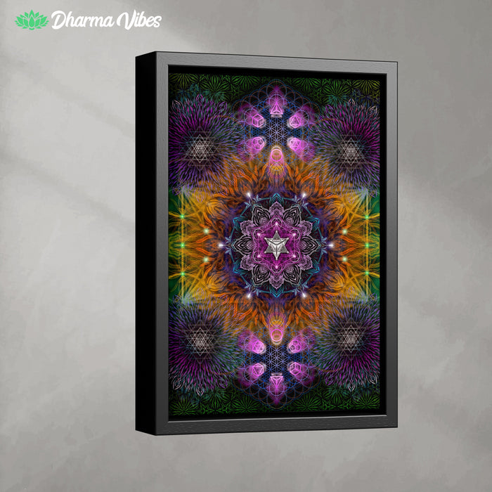 Geometric Color by YantrArt 1-Piece Canvas