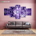 Geometry Chakra Sahasrara by McAshe 5-Piece Canvas