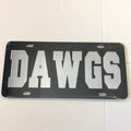 Georgia Bulldogs License Plate Laser cut
