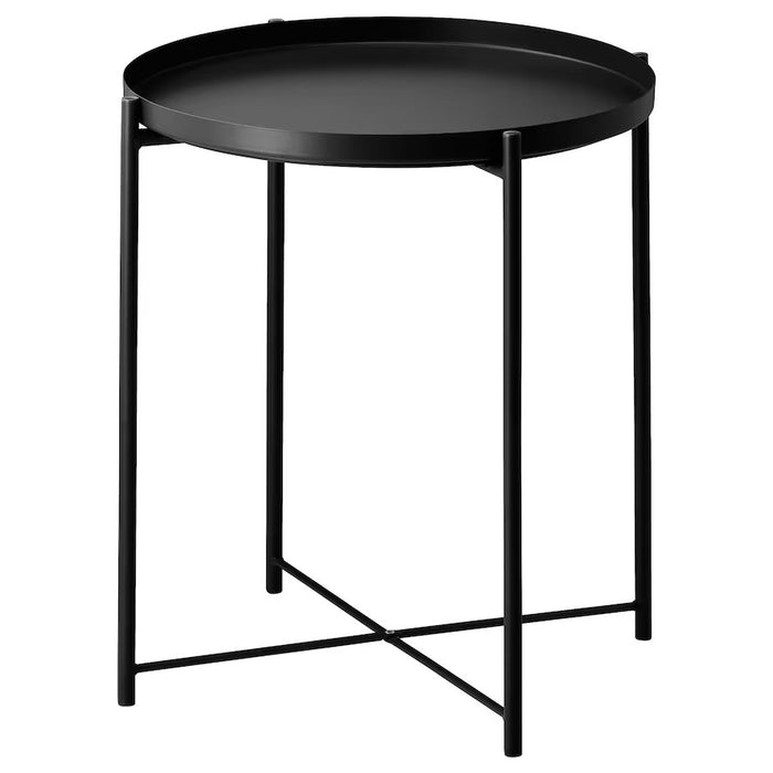GLADOM Tray table, Black, 45x53cm