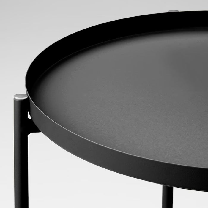 GLADOM Tray table, Black, 45x53cm
