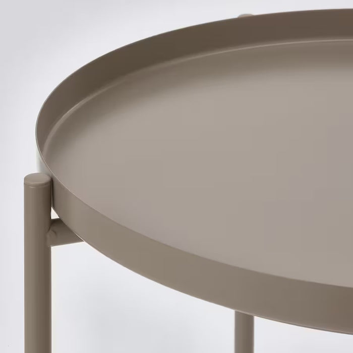 GLADOM Tray table, Dark grey-beige, 45x53cm