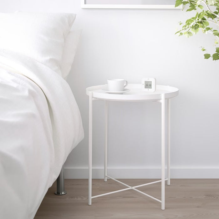 GLADOM Tray table, White, 45x53cm