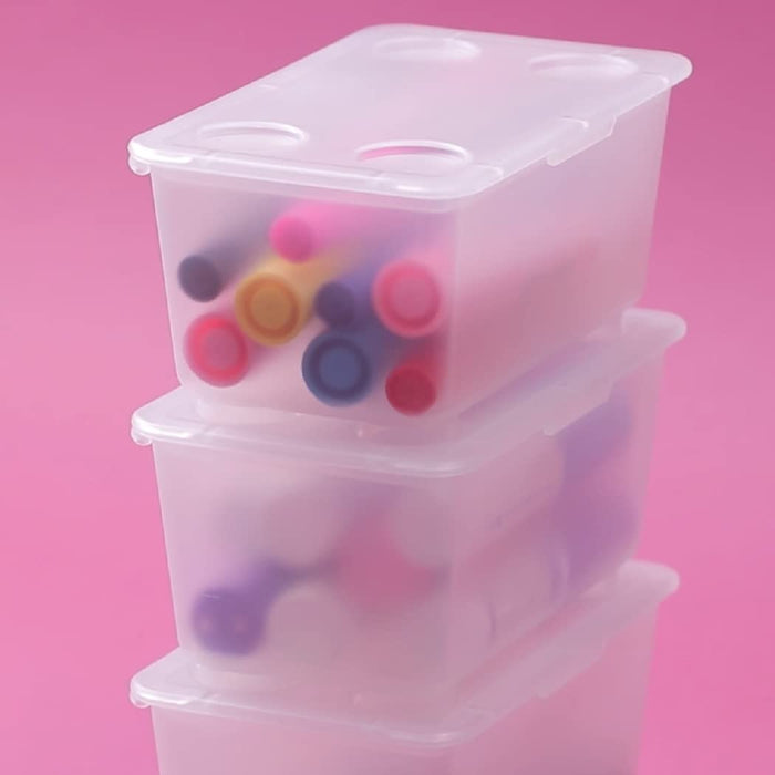 GLIS Box with lid, 17x10cm, 3 pack, Transparent
