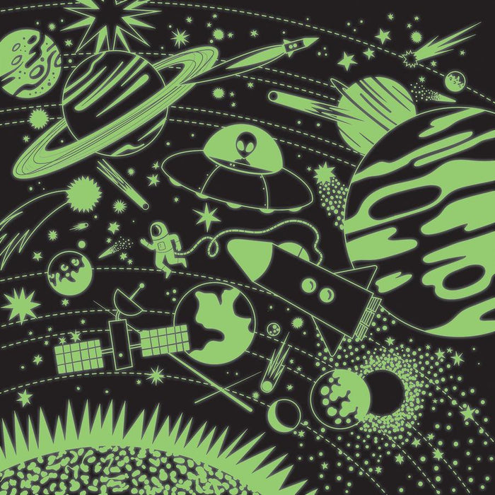 Glow in the Dark: Space Illuminated 500 Piece Puzzle - Quick Ship - Puzzlicious.com