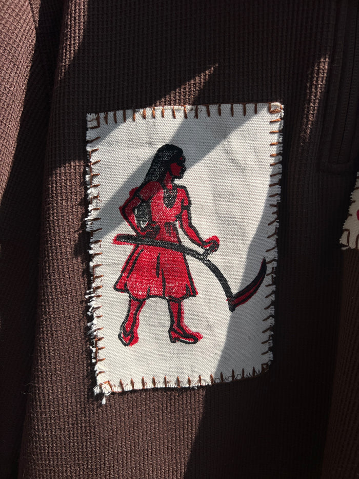 Go See Ethel Cain - brown pullover