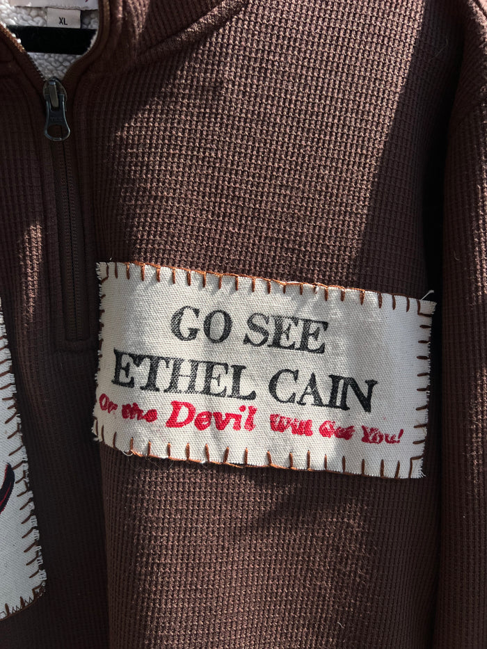 Go See Ethel Cain - brown pullover