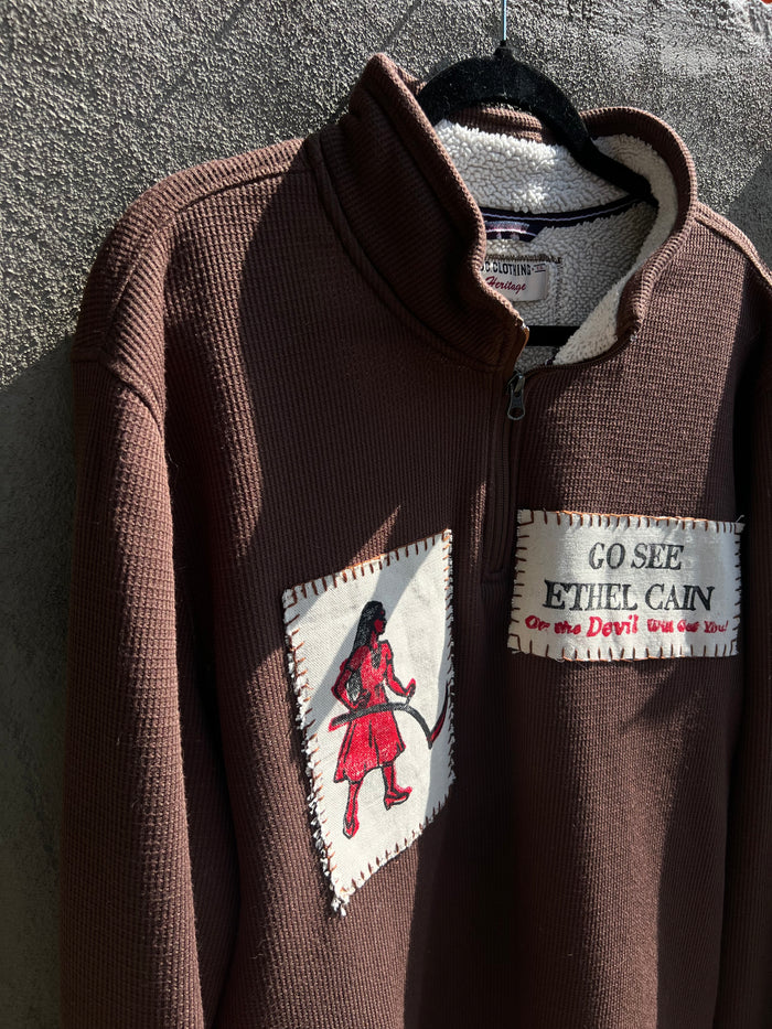 Go See Ethel Cain - brown pullover